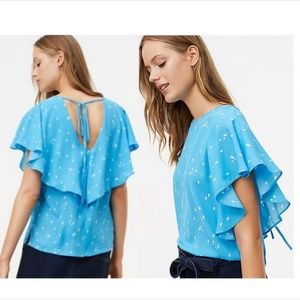 LOFT Tie-Back Top, Size M